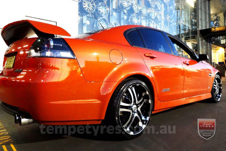 20x8.5 Incubus Paranormal on HOLDEN COMMODORE VE