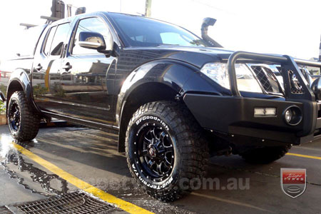 17x9.0 Ballistic Anvil Millworks on NISSAN NAVARA