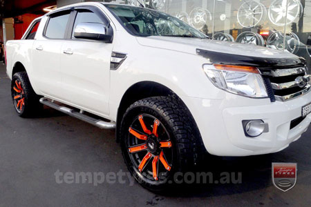 20x9.0 Lenso Intimidator 7 IM7 on FORD RANGER 