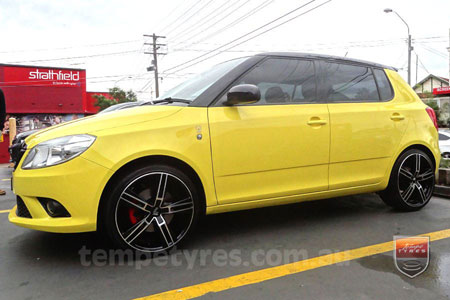 18x8.0 Lenso Eurostyle 6 ES6 on SKODA FABIA