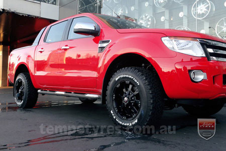 17x9.0 Ballistic Morax on FORD RANGER