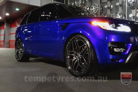 22x9.5 RRSPORT Titanium on RANGE ROVER SPORT