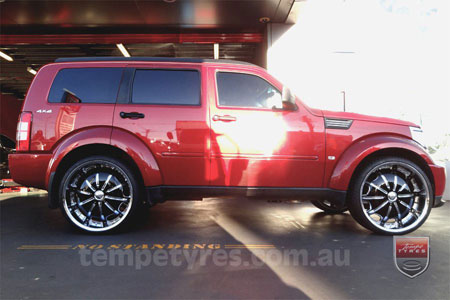 24x9.5 Rockstarr Dynasty on DODGE NITRO