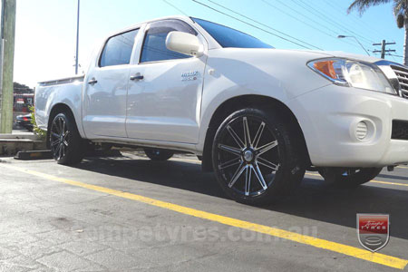 20x8.5 20x9.5 Lenso Conquista 8 CQ8 on TOYOTA HILUX