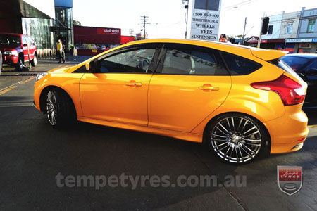 20x8.5 Lenso Como Shadow on FORD FOCUS