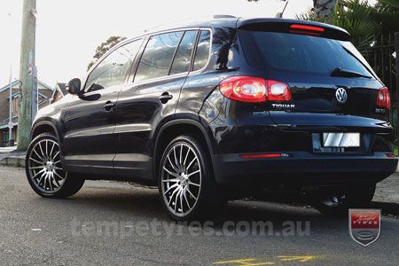 20x8.5 20x9.5 Lenso Conquista 5 CQ5 on VW TIGUAN 