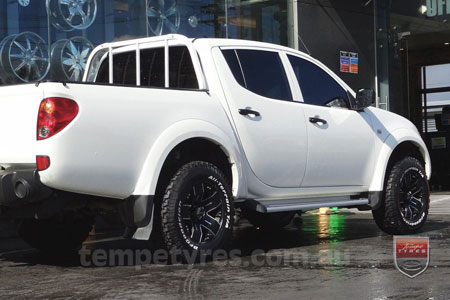 16x8.0 Ballistic Hyjak on MITSUBISHI TRITON