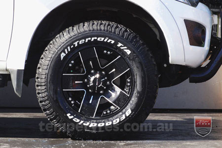 16x8.0 Ballistic Hyjak on MITSUBISHI TRITON