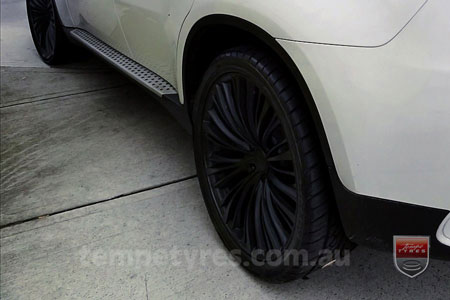 22x9.0 Lenso ESA Black on BMW X6