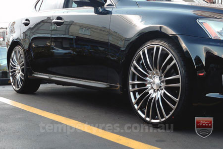 18x8.0 Lenso Como - HB on LEXUS IS