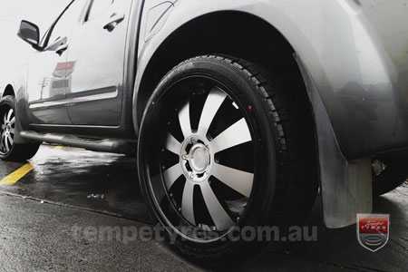 20x8.5 Lenso Concerto - BKQ on NISSAN NAVARA