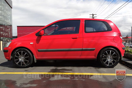 15x6.5 Menzari 0468 on HYUNDAI GETZ