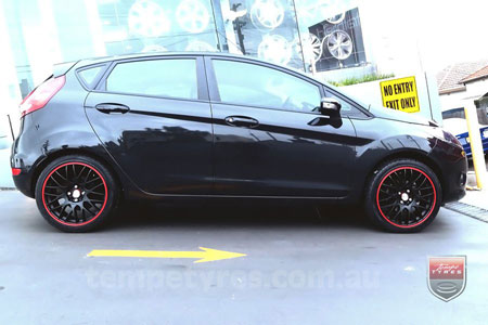 17x7.0 Lenso Type-M - MBRG on FORD FIESTA