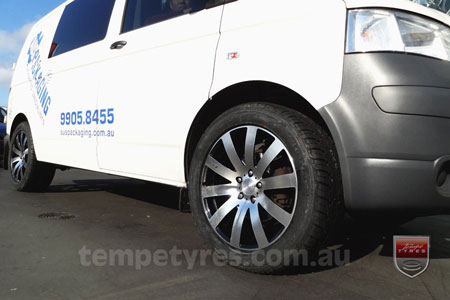 19x8.0 Kspeed Biaggi on VW TRANSPORTER