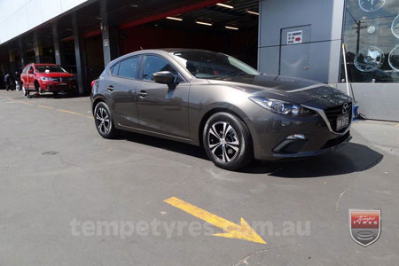 16x6.5 Platin Wheels 0482 on MAZDA 3