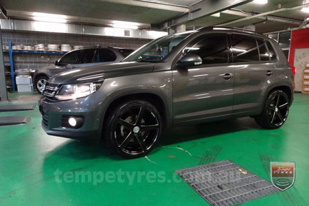 20x9.0 20x10.5 Lenso Conquista 7 MKS CQ7 on VW TIGUAN