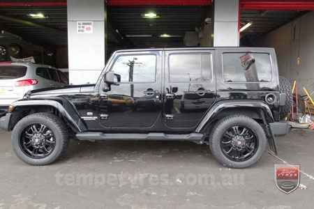 20x9.0 Ballistic Scythe on JEEP WRANGLER