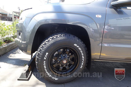 17x9.0 Ballistic Anvil on VW AMAROK