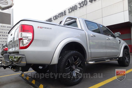 20x9.0 Ballistic Hyjak on FORD RANGER