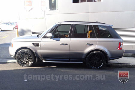 22x9.5 RRSPORT Titanium on RANGE ROVER SPORT