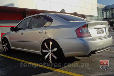 20x8.5 Lenso Riviera on SUBARU LIBERTY