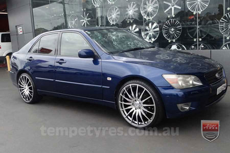 20x8.5 20x9.5 Lenso Conquista 5 CQ5 on LEXUS IS