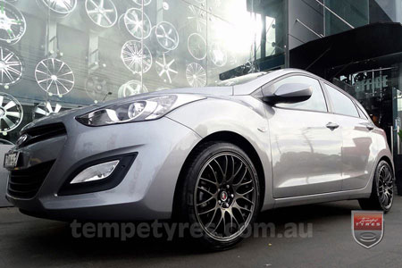 18x8.0 Lenso Type-M DG on HYUNDAI i30