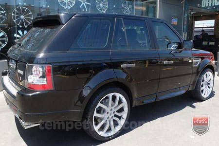 22x10 LRX Concept Silver on RANGE ROVER SPORT