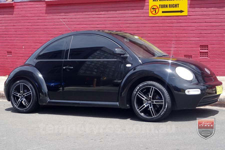 18x8.0 Lenso Eurostyle 6 ES6 on VW BEETLE