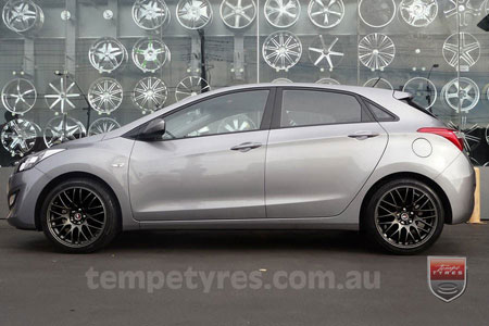 18x8.0 Lenso Type-M DG on HYUNDAI i30