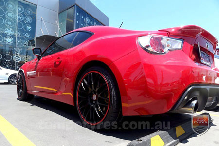 19x8.5 Lenso Type-M MBRG on TOYOTA 86