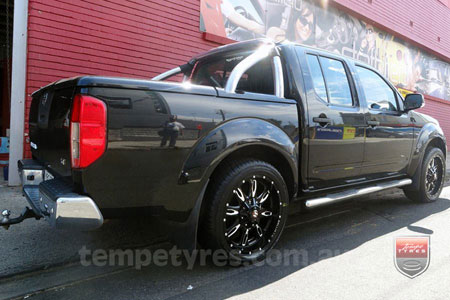 20x9.0 Ballistic Scythe Millworks on NISSAN NAVARA 