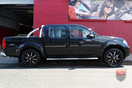 20x9.0 Ballistic Scythe Millworks on NISSAN NAVARA 