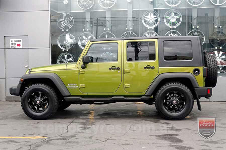 17x9.0 Ballistic Morax on JEEP WRANGLER