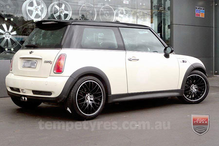 17x7.0 Lenso Type-M - MBJ on MINI COOPER