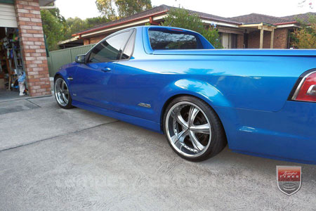 10x7.0 Starcorp E Series on HOLDEN COMMODORE VE