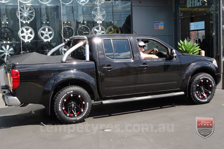 17x9.0 Ballistic Jester on NISSAN NAVARA D40