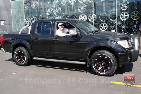 17x9.0 Ballistic Jester on NISSAN NAVARA D40