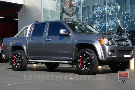 17x9.0 Ballistic Jester on HOLDEN COLORADO