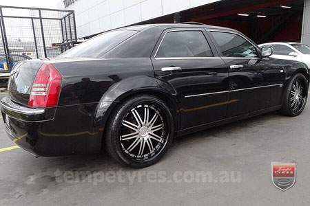 22x9.5 Lenso Symphony - BKQ on CHRYSLER 300C