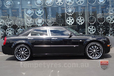 24x9.5 Rockstarr Dynasty on CHRYSLER 300C