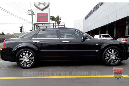 22x9.5 Lenso Symphony - BKQ on CHRYSLER 300C