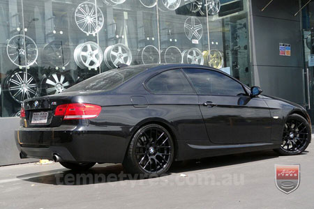 19x8.5 19x9.5 M3CSL Black on BMW E92