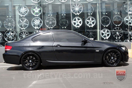 19x8.5 19x9.5 M3CSL Black on BMW E92