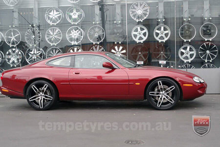 20x8.5 20x9.5 Lenso Conquista 4 CQ4 on JAGUAR XKR