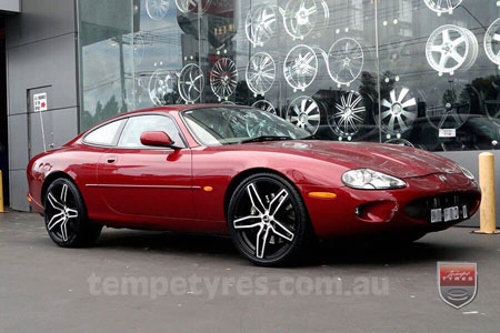 20x8.5 20x9.5 Lenso Conquista 4 CQ4 on JAGUAR XKR