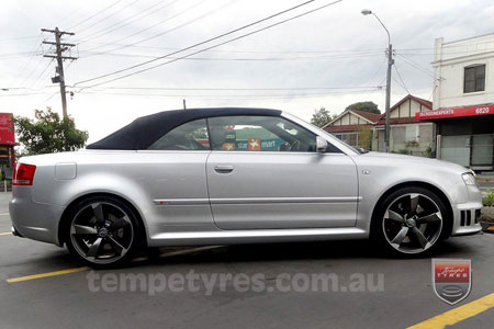 18x8.0 TTRS on AUDI A4