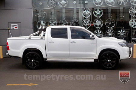 22x9.5 Lenso Intimidator 6 MB IM6 on TOYOTA HILUX SR5