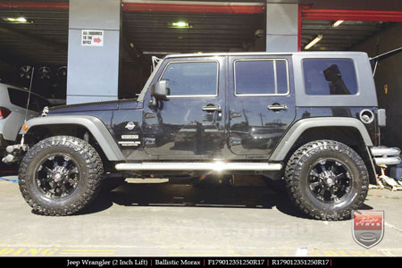 17x9.0 Ballistic Morax on JEEP WRANGLER