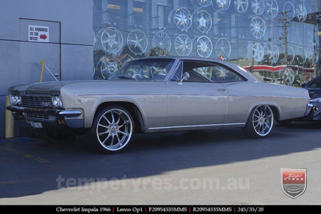 20x8.5 20x9.5 Lenso OP1 on CHEVROLET IMPALA